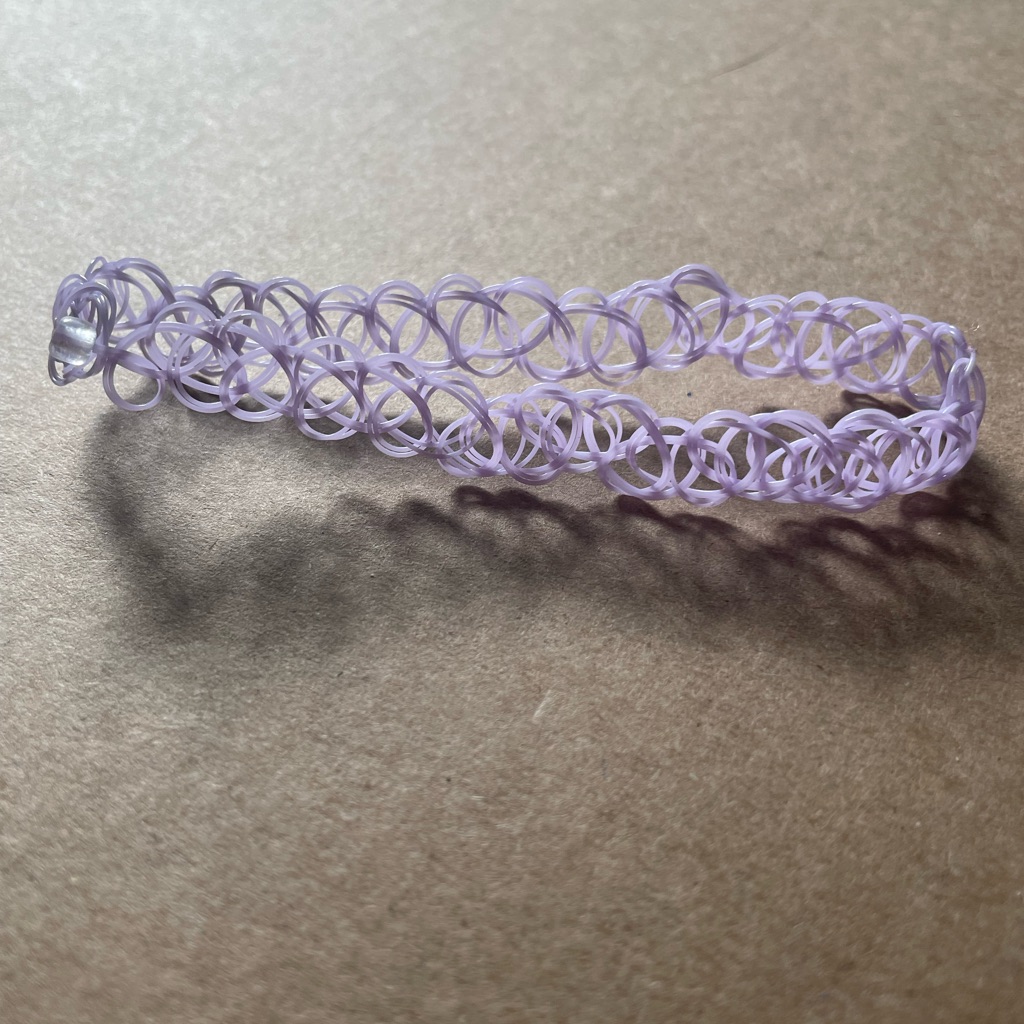 Claire’s Purple Y2k Choker